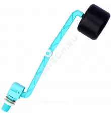 Арматура для бачка наливная 1/2" клапан шаровый боковое подключение пластиковое коромысло РБМ 19