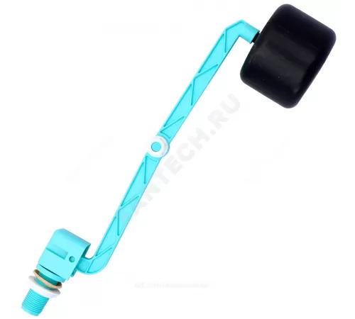 Арматура для бачка наливная 1/2" клапан шаровый боковое подключение пластиковое коромысло РБМ 19