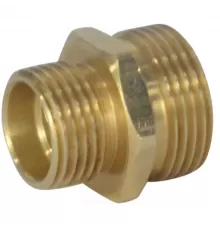 Ниппель латунь переходной Ду 20х15 (3/4"х1/2") НР ...