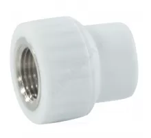 Муфта PP-R комбинированная белая Дн 20х3/4" ВР VALFEX 10129120