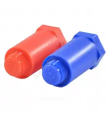 Заглушка PP-R удлиненная синяя/красная 1/2" 2 шт VALFEX 10192020 ...