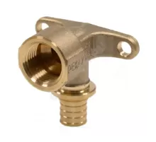 Водорозетка для PE-X труб аксиальная латунь Дн 16х1/2" ВР MX Рехау 11096631001