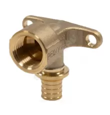 Водорозетка для PE-X труб аксиальная латунь Дн 16х1/2" ВР MX Рехау 11096631001