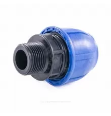 Муфта компрессионная ПЭ Дн 25х3/4" НР Ру16 RTP (РосТурПласт) 11504