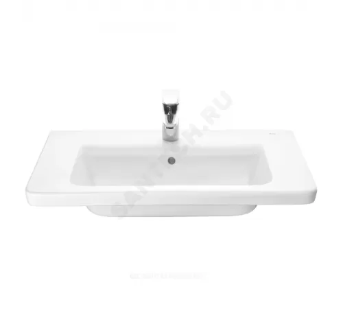 Умывальник мебельный The Gap Unik 70 1 отверстие под смеситель по центру белый Roca 327471000