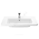 Умывальник мебельный The Gap Unik 70 1 отверстие под смеситель по центру белый Roca 327471000