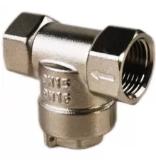 Фильтр сетчатый T-образный латунь никель Ду 15 Ру16 1/2" ВР SantechSystems