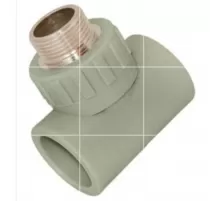 Тройник PP-R комбинированный серый Дн 32х1/2" НР для PP-R RTP (РосТурПласт) 11000