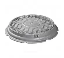 Люк чугун канализационный (К) Т (тяжелый) С250 круглый m=91кг Т(С250)-1-61 Завод Универсал