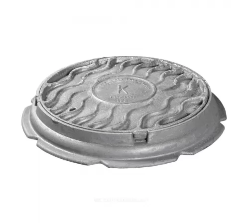 Люк чугун канализационный (К) Т (тяжелый) С250 круглый m=91кг Т(С250)-1-61 Завод Универсал