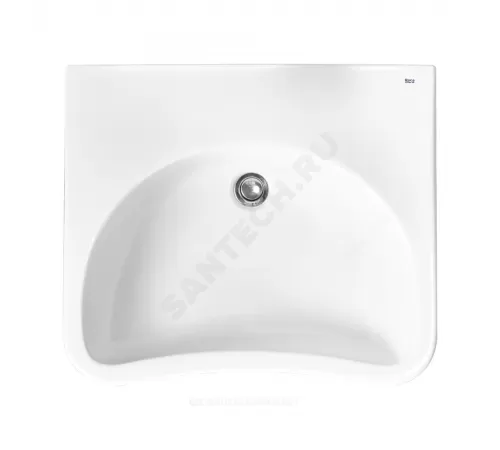 Умывальник подвесной Access 64 без отверстия под смеситель белый Roca ZRU9307660