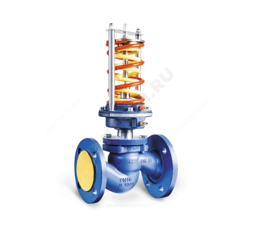 Регулятор давления после себя чугун RDT-P Ду 100 Ру25 фл Рп1.4-15.8 Kvs=125м3/ч Теплосила RDT-P-2.3-100-125-25