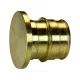 Заглушка для PE-X труб радиальная латунь Дн 16 РОС
