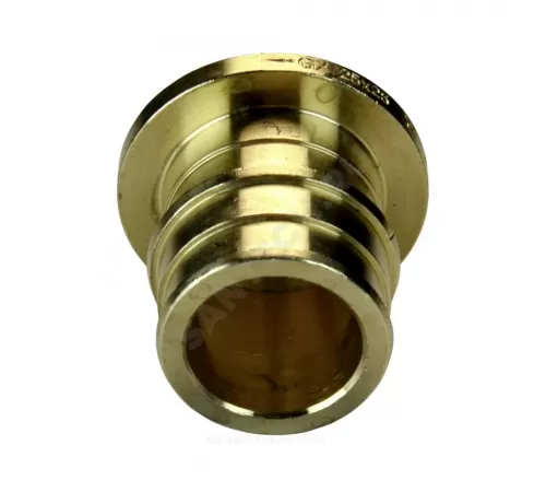 Заглушка для PE-X труб радиальная латунь Дн 16 РОС