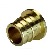 Заглушка для PE-X труб радиальная латунь Дн 25 РОС