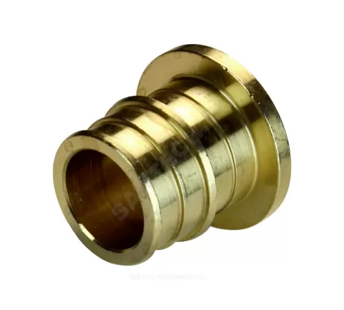 Заглушка для PE-X труб радиальная латунь Дн 16 РОС