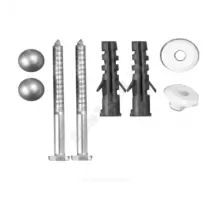 Крепление для писсуара D8х90 шуруп, шайба-вставка, заглушка хром Филд-А