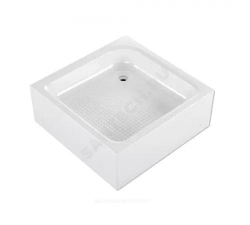 Поддон душевой акриловый квадрат Universal S 800х800х300 с противоскользящим покрытием белый МетаКам АПS_012480