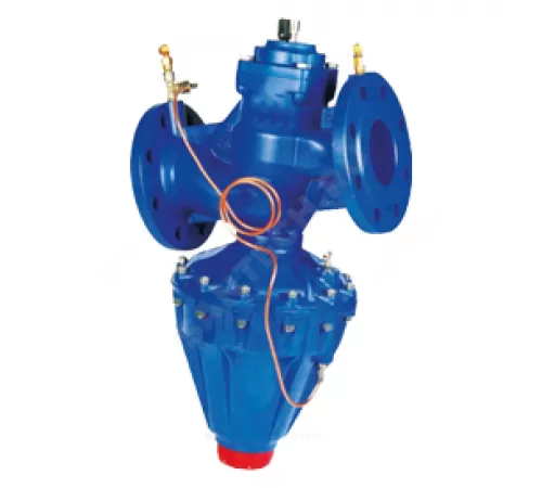 Клапан балансировочный автомат чугун R206C Ду 125 Ру16 фл Kvs=152.3м3/ч с измерительными ниппелями Giacomini R206CY312