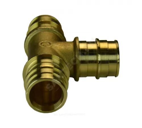 Тройник для PE-X труб радиальный латунь Дн 16 GX150 Giacomini GX150Y003