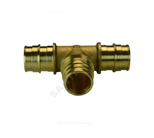 Тройник для PE-X труб радиальный латунь Дн 16 GX150 Giacomini GX150Y003