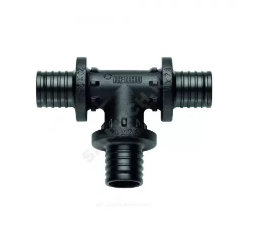 Тройник для PE-X труб аксиальный PPSU Дн 20 RAUTITAN PX Rehau 11600321001