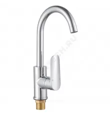 Смеситель для кухонной мойки ручка сбоку одноручный ПСМ-200 Профсан PSM-200-3