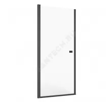 Дверь душевая Capital 900х1950мм прозрачное стекло профиль черный Roca M4710016M