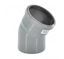 Отвод PP-H серый HT HTB Дн 40х30гр б/нап в/к Ostendorf 111110