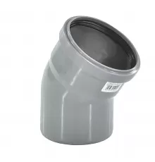 Отвод PP-H серый HT HTB Дн 32х30гр б/нап в/к Ostendorf 110110
