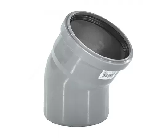 Отвод PP-H серый HT HTB Дн 32х30гр б/нап в/к Ostendorf 110110