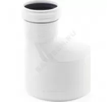 Переход PP-M эксцентрический бесшумный белый Дн 50х32 б/нап в/к RTP (РосТурПласт) 36631