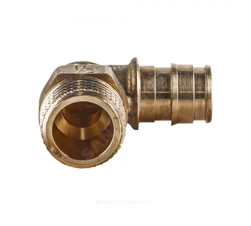 Угольник для PE-X труб радиальный латунь Дн 16х3/4" НР GX127 Giacomini GX127Y044