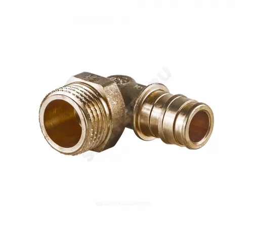 Угольник для PE-X труб радиальный латунь Дн 16х3/4" НР GX127 Giacomini GX127Y044