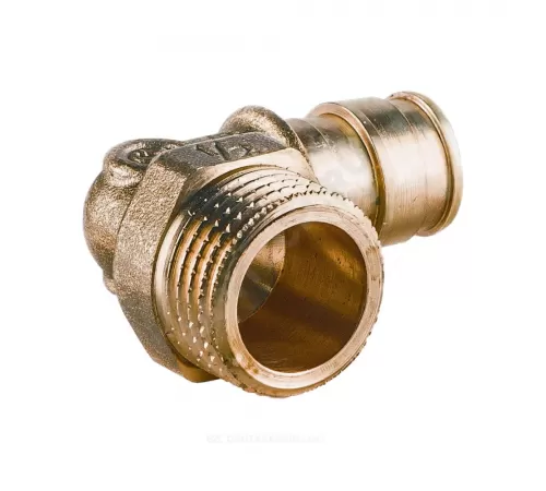 Угольник для PE-X труб радиальный латунь Дн 16х3/4" НР GX127 Giacomini GX127Y044