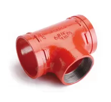 Тройник переходной под резьбу грувлок XGQT03S Ду100х32 (Дн114х11/4") Ру20 LEDE