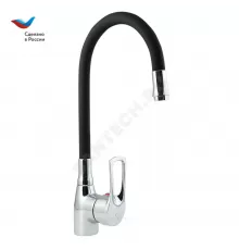 Смеситель для кухонной мойки ручка сбоку одноручный Ц-серия Славен СЛ-ОД-Ц2Ч