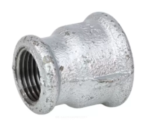 Муфта переходная чугун оц Ду 20х15 (3/4"х1/2") ВР Fittex