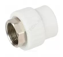 Муфта PP-R комбинированная под ключ белая Дн 32х1" ВР VALFEX 10134032