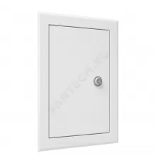 Люк-дверца с фланцем и замком сталь 510х510 Evecs ЛТ4545МЗп