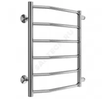 Полотенцесушитель водяной нерж сталь Лесенка (1") НР 500х600мм 6П боковое подключение Виктория Терминус 4670078530073
