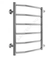 Полотенцесушитель водяной нерж сталь Лесенка (1") НР 500х600мм 6П боковое подключение Виктория Терминус 4670078530073