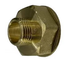 Переход латунь реборда Ду 25х20 (1"х3/4") ВР/НР LD LD.65.509.2520