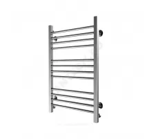 Полотенцесушитель водяной нерж сталь Лесенка Ду 25 (1") НР 600х1000мм 14П нижнее подключение в/к соединитель (1"х3/4") Богема-Люкс Элит-Металл В-38-15