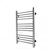 Полотенцесушитель водяной нерж сталь Лесенка Ду 25 (1") НР 500х1000мм 14П нижнее подключение в/к соединитель (1"х3/4") Богема-Люкс Элит-Металл В-38-09