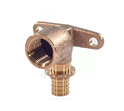 Водорозетка для PE-X труб аксиальная бронза Дн 20х1/2" ВР L=54мм длинная RAUTITAN RX+ Rehau 14563631001