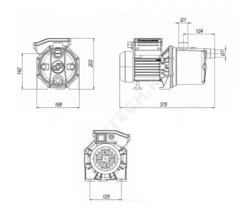 Насос поверхностный Джамбо 60/35 Н Джилекс 3002