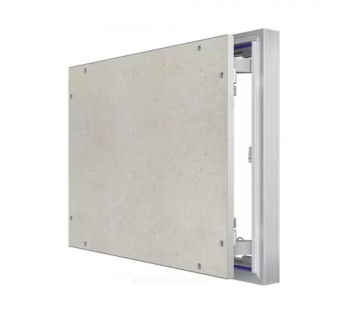 Люк под плитку нажимной алюминий 200х400 на износоустойчивой петле Evecs CERAMO OPTIMUM D2040