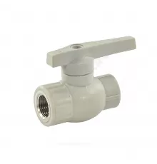 Кран шаровой PP-R серый Дн 20х1/2" ВР VALFEX 10142012Г