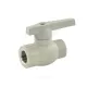 Кран шаровой PP-R серый Дн 20х1/2" ВР VALFEX 10142012Г
